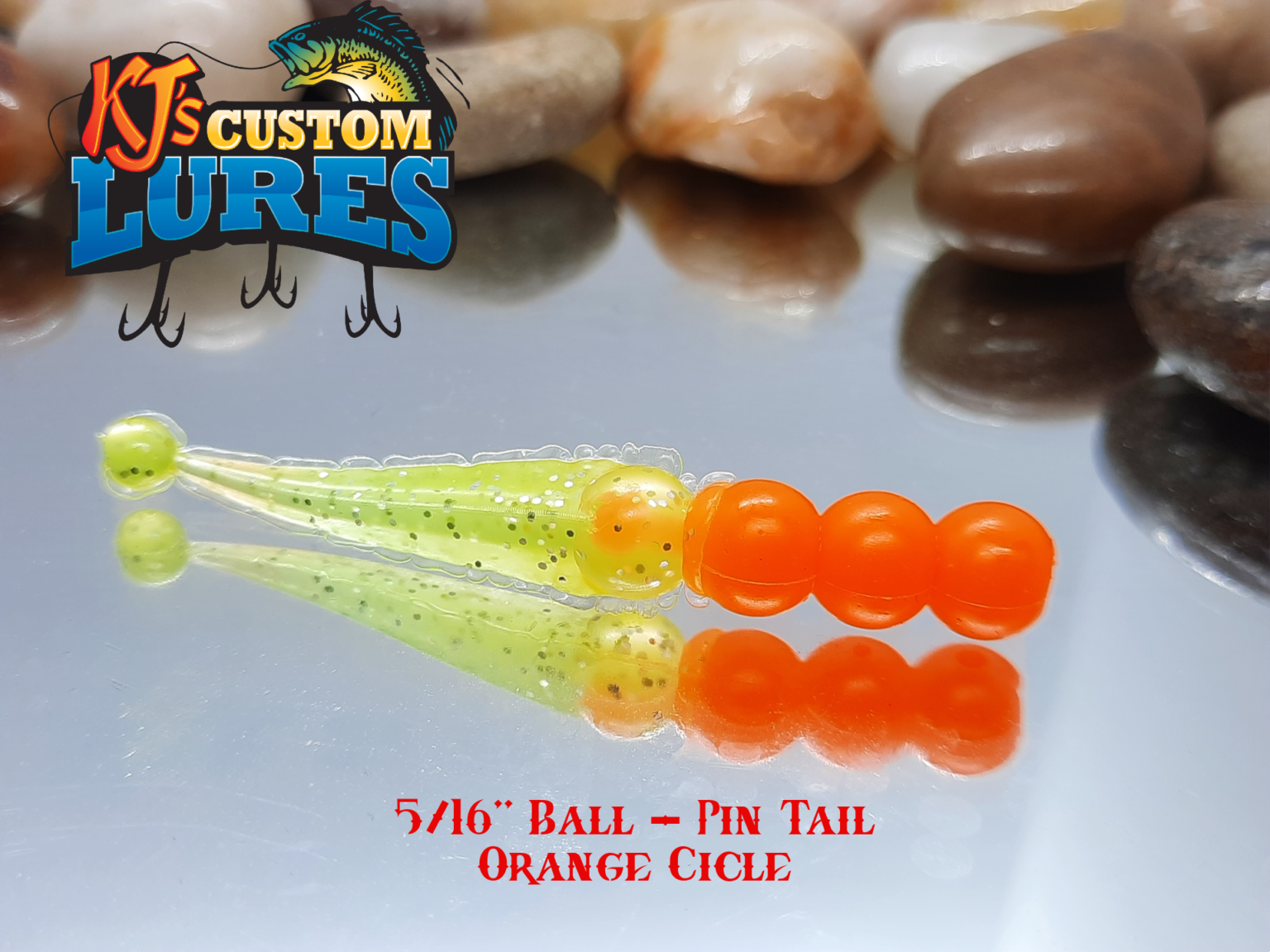 ball tail fishing lures 5/16" Ball
