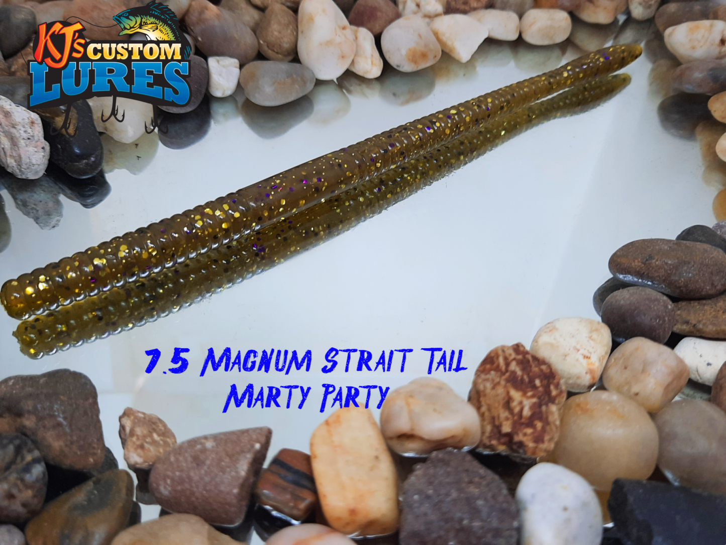 7.5" Magnum Straight Tail Worm